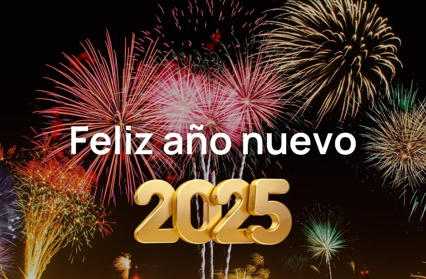 Les deseamos un feliz año nuevo…