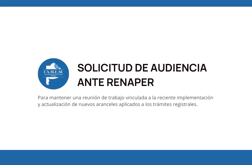 Solicitud de audiencia ante RENAPER