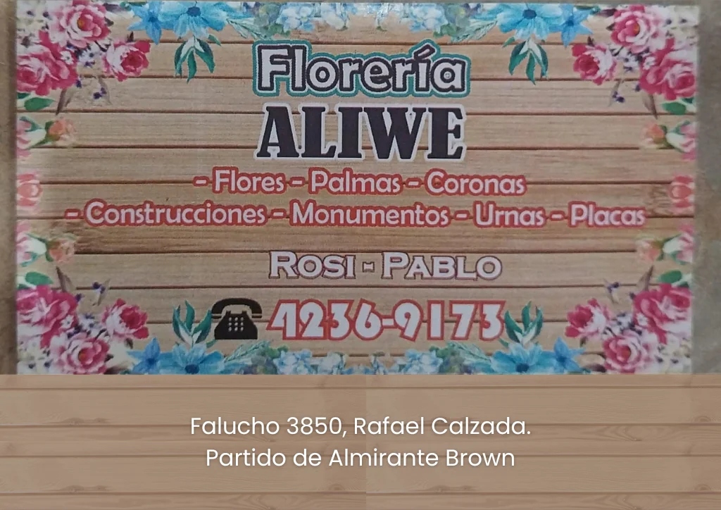 floreria aliwe