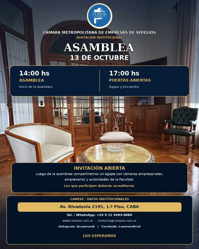 Invitación Institucional a Asamblea