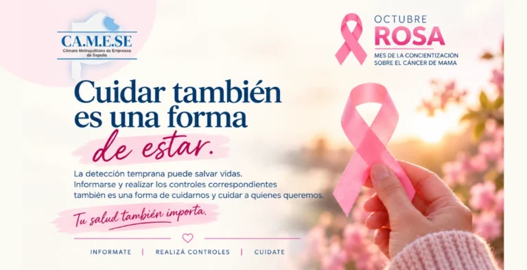 Camese se suma a Octubre Rosa para concientizar sobre prevención y cuidados