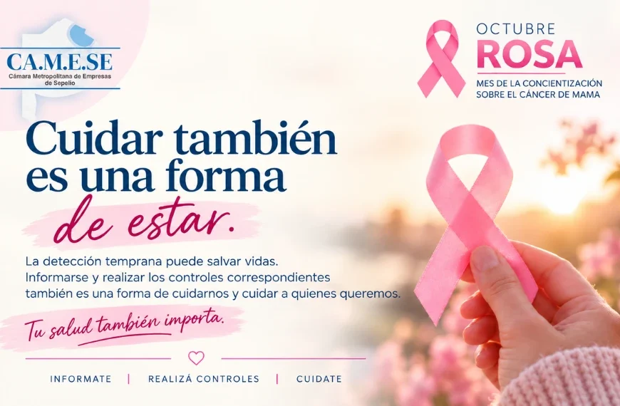 Camese se suma a Octubre Rosa para concientizar sobre prevención y cuidados