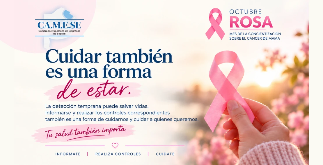 Camese se suma a Octubre Rosa para concientizar sobre prevención y cuidados