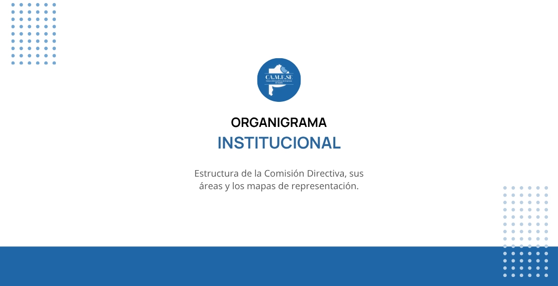 Organigrama institucional de CAMESE